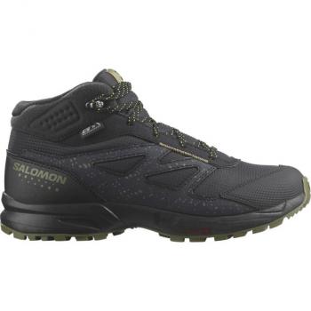 Salomon Junior Outway Mid Clima – Vannavstøtende Phantom, svart, sikkerhetsgult