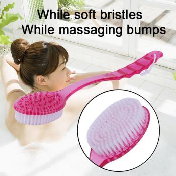 UltraSoft Long‑Handle Shower Massage Brush