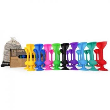 TOSSIT Pétanque Fléchettes Ventouse - Pack de 8 Couleurs
