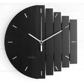 Horloge vintage en bois noir avec xylophone