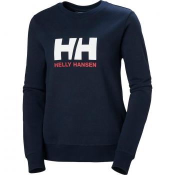Moletom Feminino Helly Hansen Logo Crew 2.0 Marinho - Tamanho XS