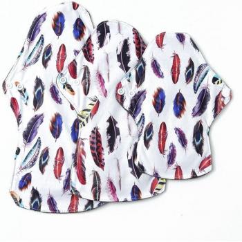 Eco-Friendly Reusable Menstrual Pads - 3 Pack