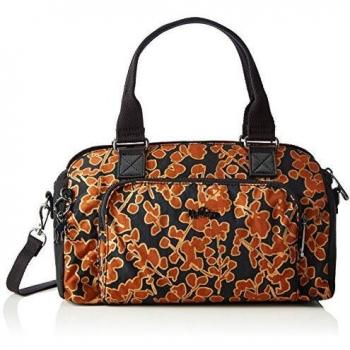 Kipling Alecto, Bolso Baguette Para Mujer, Multicolor (18Y Floral Metallic), 31.5x19.5x16 cm