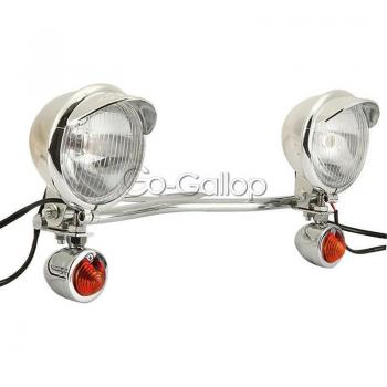 Clignotant de moto Chrome avec feux de virage pour Honda Dyna, Softail, Sportster, Touring, Shadow VT750 VT1100 VT700