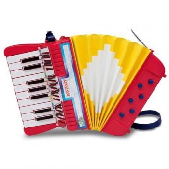 Accordéon Bontempi AC1780 – 17 touches, 6 bas, jouet musical