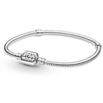 PULSERA PANDORA PLATA LOGO STAR WARS