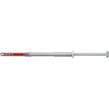 Taco allargato DuoXpand 10x230 mm con vite a testa esagonale flangiata in acciaio zincato - Confezione da 50 pezzi