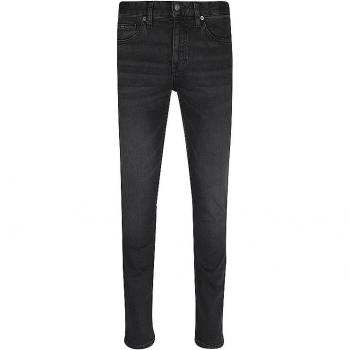 BOSS Orange Slim Fit Jeans Delaware Schwarz 32/34
