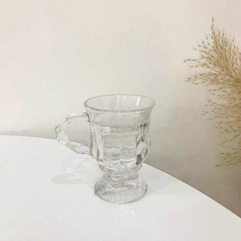Taza de Vidrio Ámbar para Café y Té