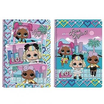 Cuaderno LOL Surprise! Hearts Oficial 215x310mm