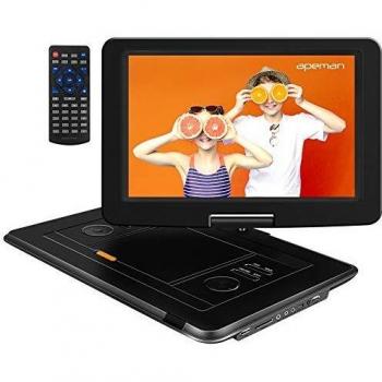 APEMAN Lettore DVD Auto 15,5 Rotante con Batteria 6h