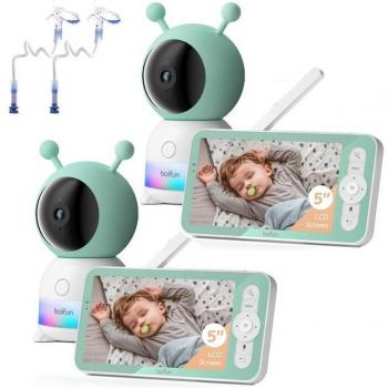 Boifun 5 Zoll WLAN Babyfon mit Kamera