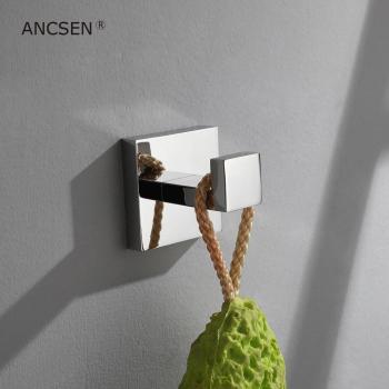 Stainless Steel Towel Rack and Robe Hook Set