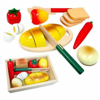 Cuisine en Bois - Kit de Découpe 7 Pièces