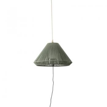 Hanglamp Buiten SAIGON OUT E27 IP44 – Donkergrijs/Olijfgroen