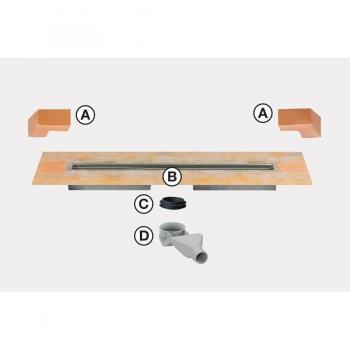 Canalina Kerdi Line F40 60 cm per Doccia