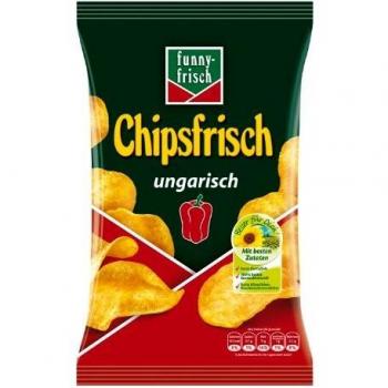 Funny-Frisch Chipsfrisch ungarisch, 4 x 50 g