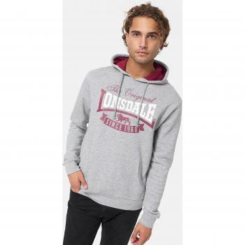 Hoodie Lonsdale Stotfield Gris 2XL Hombre