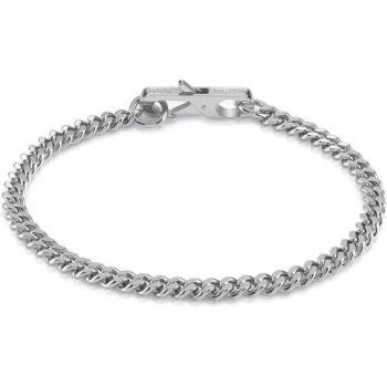 Brazalete de Acero Plateado Guess My Chains
