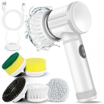 Gnc Home - Spazzola Elettrica 5 Teste per Pulizia