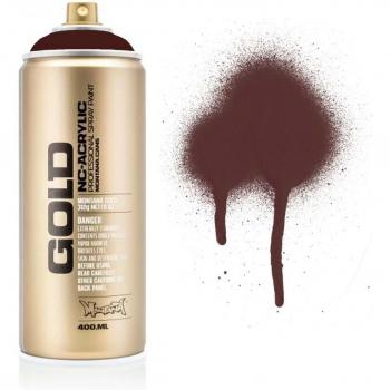 Montana GOLD Acrylic Spray Paint 400ml Black Red G3080