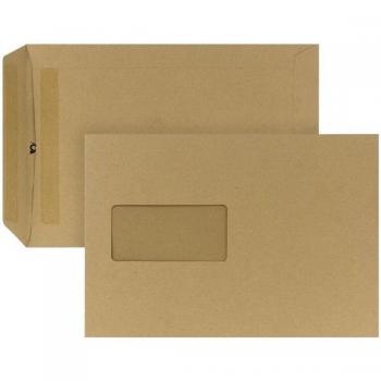 Selbstklebende B5 Versandtasche mit Fenster