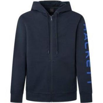 Felpa Con Zip Essenziale Hackett Blu Navy Uomo L