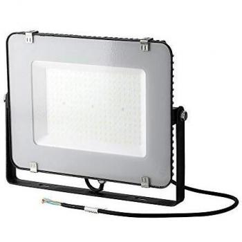 Faro Led Flood Slim Alta Luminosita 120lm/W 150W 18000lm Freddo 6400K Carcassa Nera IP65 Chip Samsung SKU-773