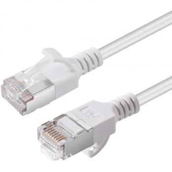 Microconnect V-FTP6A01W-SLIM Cat6a Networking Cable - 1m White