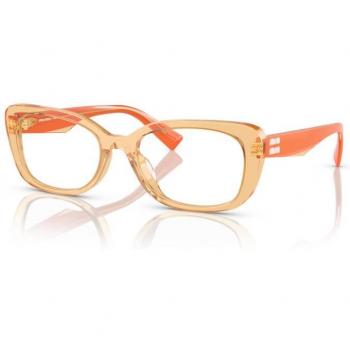 Miu Miu Mujer MU 07VV 12M1O1 Acetato Naranja Transparente Occhiali da Sole e Vista