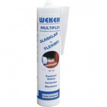Mastice e Sigillante Multifunzionale Trasparente Wekem MS-Polymer 290 ml