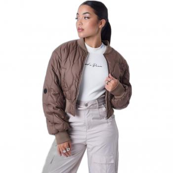 Bomber matelassé marron femme Project X Paris - Taille S