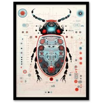 Hybrid Military Drone Art Print