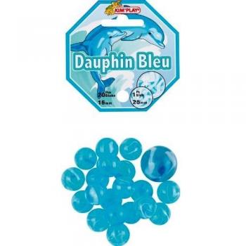 KIM'PLAY 20+1 Billes Dauphin Bleu