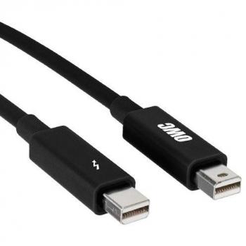 OWC - Thunderbolt-Kabel - Mini DisplayPort (M) zu Mini DisplayPort (M) - DisplayPort 1.2 - 1 m - Schwarz