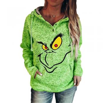 Pull Hoodies Eocici – Capuche et bouton, manches longues