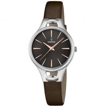 Festina Damen Lederquarz-Uhr analog F16954/3