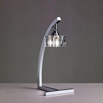 Cuadrax Table Lamp 1 Light G9, Polished Chrome