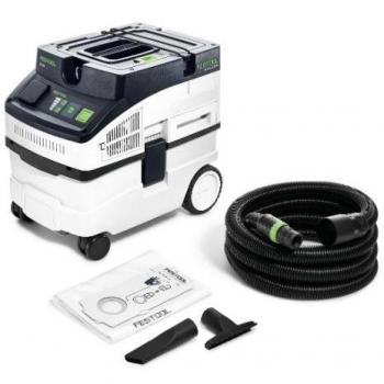 Festool CT 15 E 230V mobiele nat-/droogzuiger 1.200W 15L
