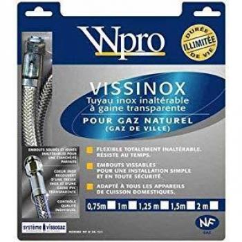 Flexible Gaz Naturel Vissinox 2m - Whirlpool