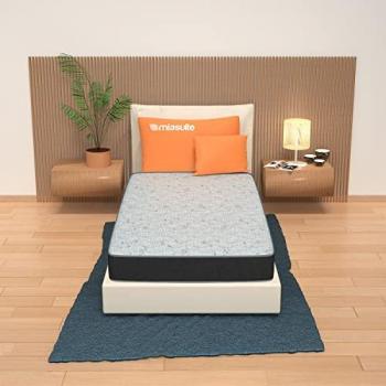 MIASUITE Materasso Memory Singolo 90x190, Altezza 20 cm - Ortopedico, Automodellante - Fiocco