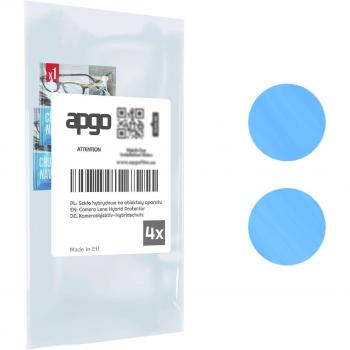 APGO 4x Hybrid Glass Camera Lens Protector for Realme 10 Pro Plus (9H Hardness)