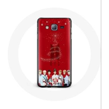 Coque de protection pour Samsung Galaxy J5 2016 BTS Bangtan Rouge