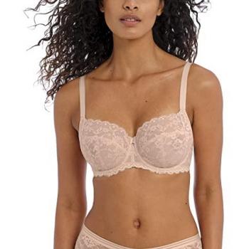Offbeat Natural Beige 32D Side Reinforced Bra