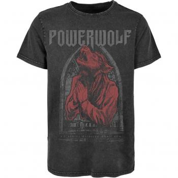 Powerwolf Lupus Dei Vintage Shirt schwarz