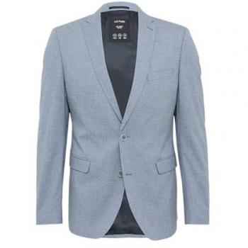S.Oliver BLACK LABEL Slim Fit Sakko in Viskose-Mix – Hellblau, 50