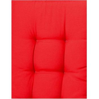 MADISON Bankauflage aus 75% Baumwolle und 25% Polyester, Panama Design, Rot