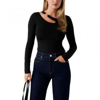 Top Largo con Hebilla Oscura Guess
