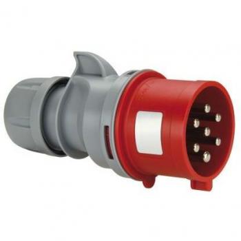 Rs Pro, 7P Netzstecker und Kupplung, roter Leistungssteckverbinder 400V