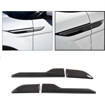 4Pcs Carbon Fiber ABS Side Air Vent Outlet Covers for Range Rover Evoque